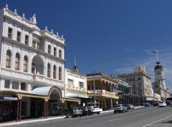 Ballarat Street with Victorian buildings